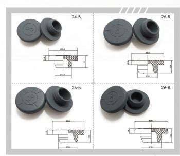 24mm-26mm Pharmaceutical Butyl Rubber Stopper
