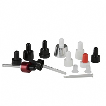 Plastic Cap with Rubber Dropper for Essential Oil Bottle