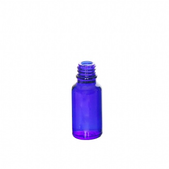 Essential Oil Blue Glass Bottle DIN18MM