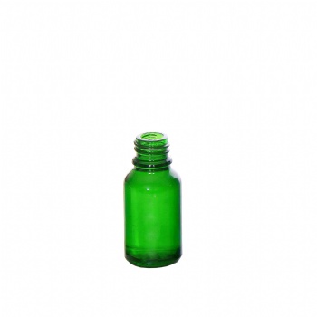 Essential Oil Green Glass Bottle DIN18MM