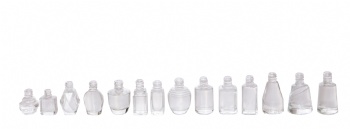 Flint Nail Polish Glass Bottle