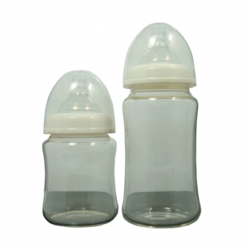Borosilicate Baby Feeding Glass Bottle